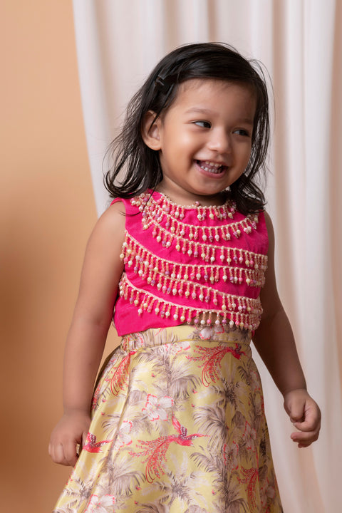 Pre-Order: Bird of Paradise Lehenga Set