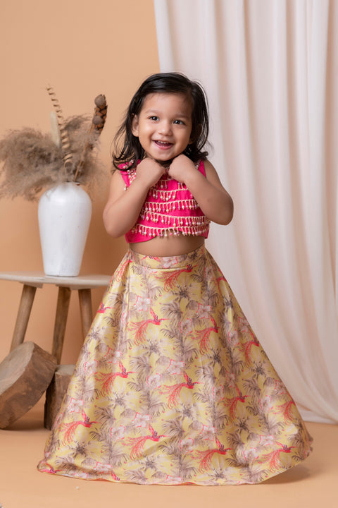 Pre-Order: Bird of Paradise Lehenga Set