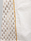 Pre-Order: Off-white Diwali ornaments Embroidered Kurta Pajama Set