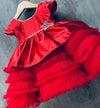 Pre-Order: Red Satin Dress