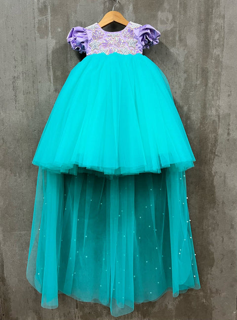 Pre-Order: Starfish Gown with Detachable Trail