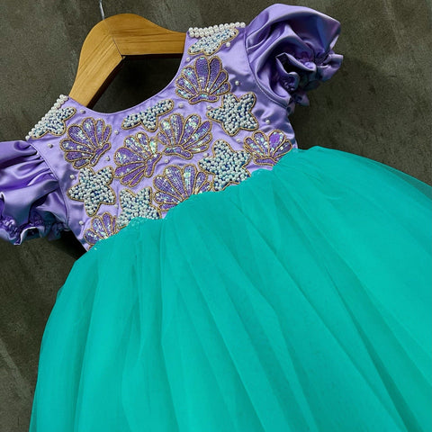 Pre-Order: Starfish Gown with Detachable Trail