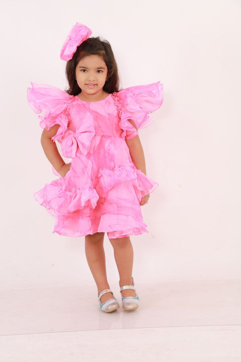 Pre-Order: Pink Marble dress