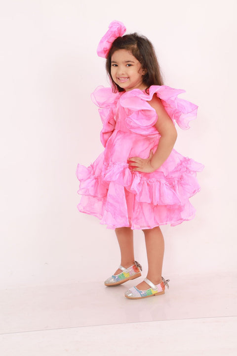 Pre-Order: Pink Marble dress