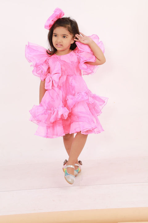 Pre-Order: Pink Marble dress