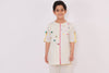 Pre-Order: Off-White Gulal Holi EmbroideredKurta Pajama set