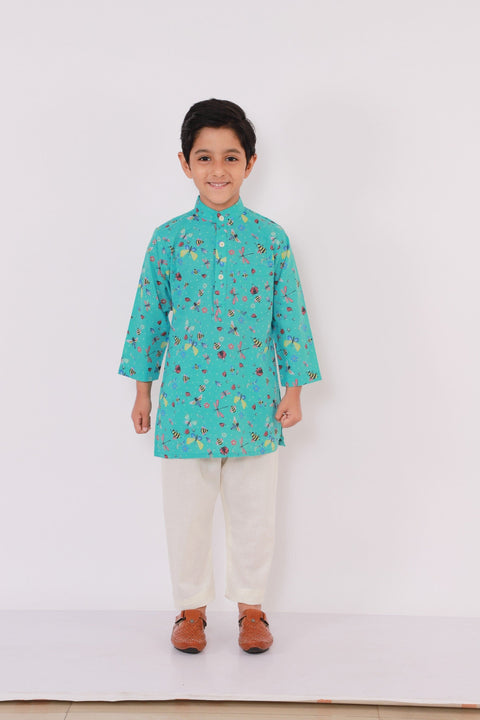 Pre-Order: Quirky Printed Kurta with Pyjama