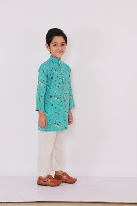 Pre-Order: Quirky Printed Kurta with Pyjama