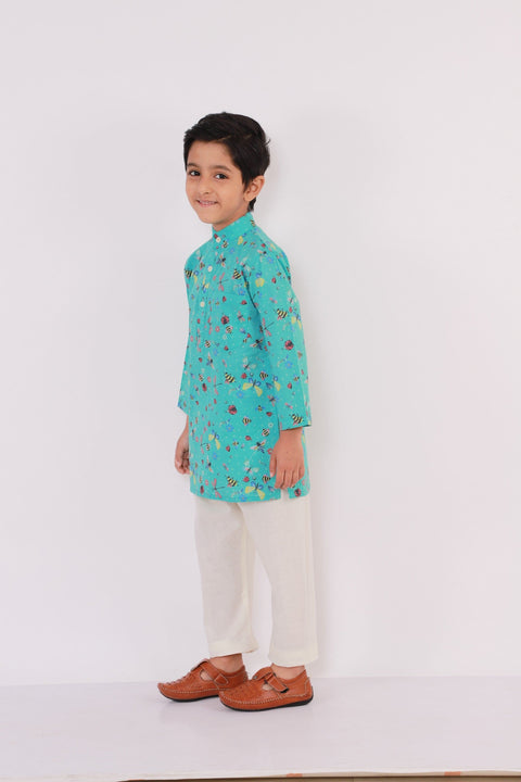 Pre-Order: Quirky Printed Kurta with Pyjama