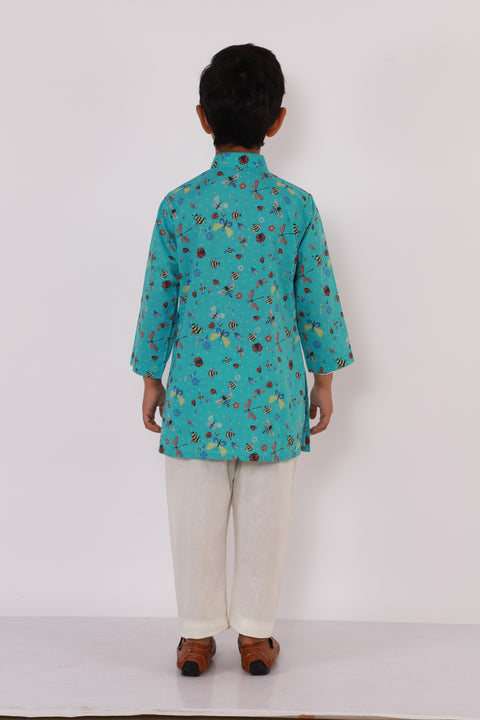 Pre-Order: Quirky Printed Kurta with Pyjama