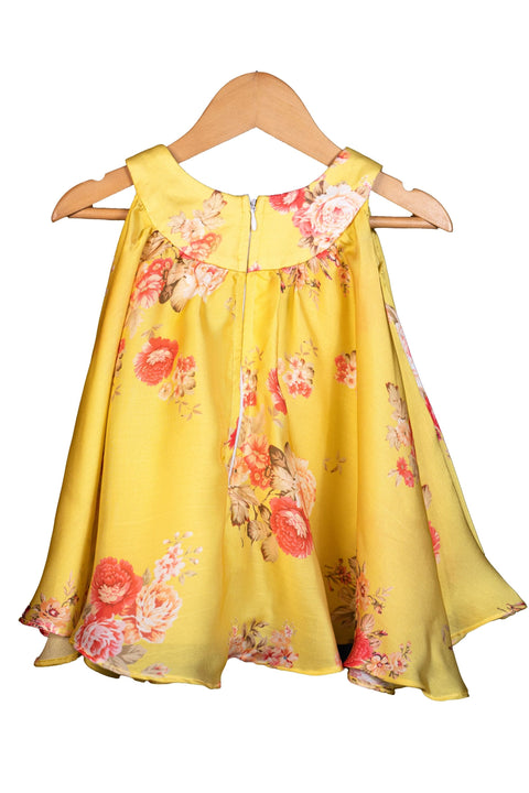 Pre-Order: Yellow Satin Floral
