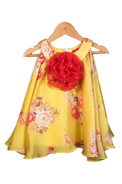 Pre-Order: Yellow Satin Floral