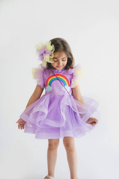 Pre-Order: Rainbow Lavender Dress