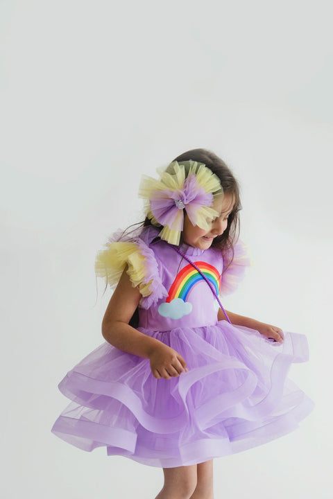 Pre-Order: Rainbow Lavender Dress