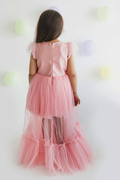 Pre-Order: Peach Maisha Princess Gown