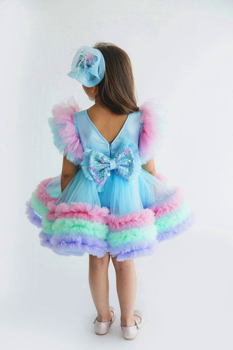 Pre-Order: Zoe Sequins Multi Colour Dress