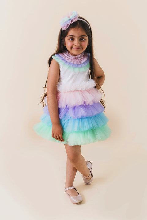 Pre-Order: Rosy Unicorn Colour Dress