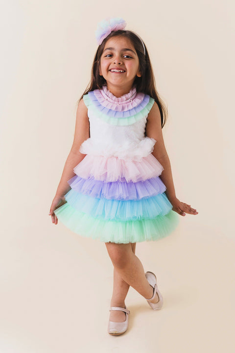 Pre-Order: Rosy Unicorn Colour Dress