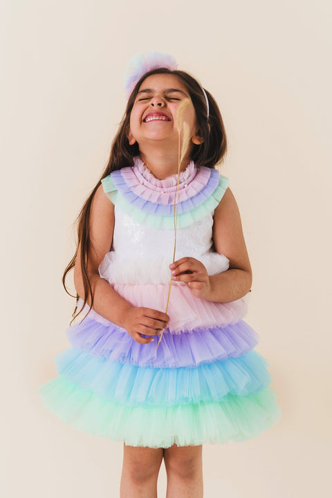 Pre-Order: Rosy Unicorn Colour Dress