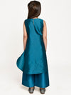 Turquoise Culotte &Asymmetric Top Set
