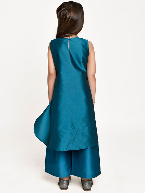Turquoise Culotte &  Asymmetric Top Set
