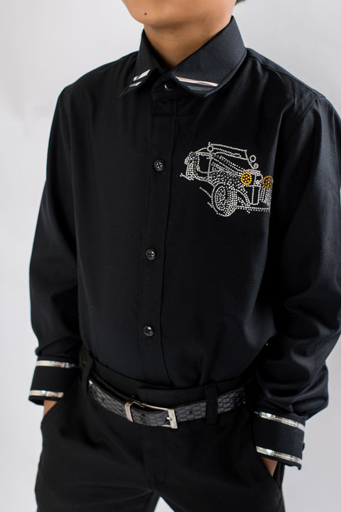 Pre-Order: Black Vintage Car Shirt