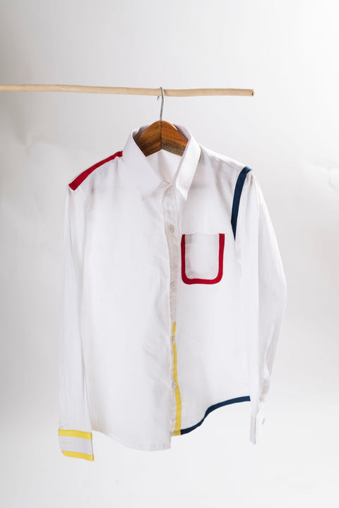 Pre-Order: White Funky Shirt