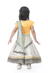 Pre-Order: Yellow Choli And Off-White Lengha With Attached Dupatta