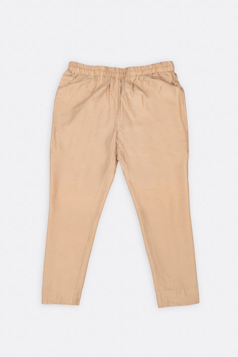 Pre-Order: Navy Blue Printed Jacket with Red Kurta Set