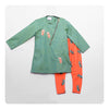 Pre-Order: Dinosaur Cord Embroidered with Printed Pajama