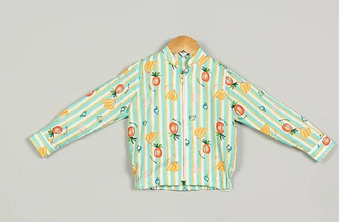 Pre-Order: Fruit Print Bomber Unisex Jacket