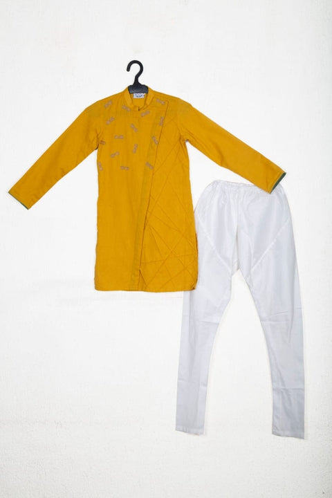 Pre-Order: Goggles Embroidered Kurta Churidar