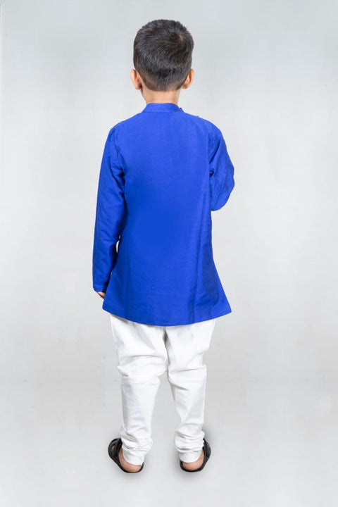 Pre-Order: Side open asymmetrical kurta with Churidar