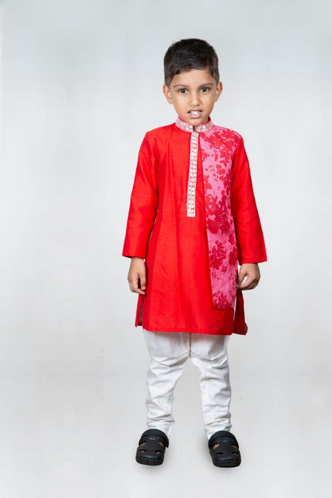 Pre-Order: Gota Embroidered Kurta with Churidar