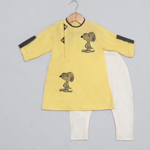 Pre-Order: Powder Green Lotus Flap kurta Set