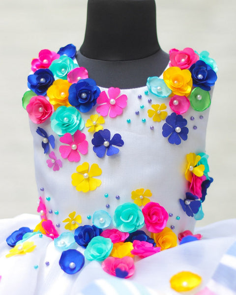 Pre-Order: Gems Candy Multi Flower Frock