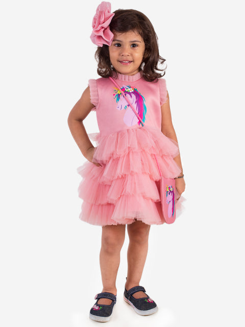 Pre-Order: Unicorn Peach Dress