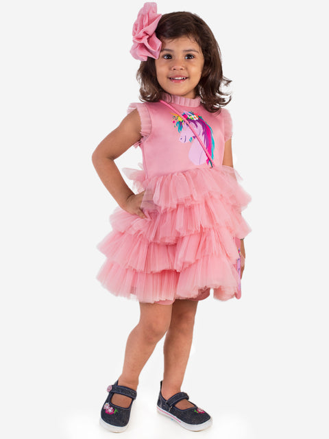 Pre-Order: Unicorn Peach Dress