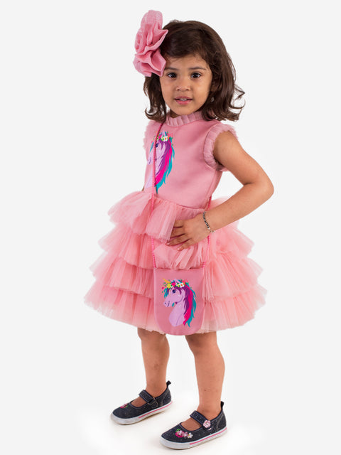 Pre-Order: Unicorn Peach Dress