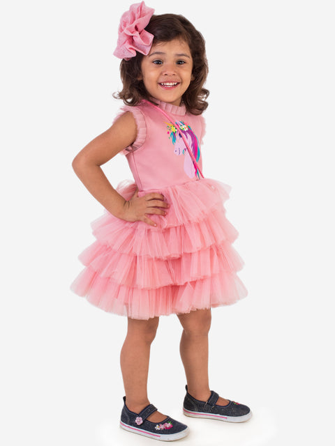 Pre-Order: Unicorn Peach Dress