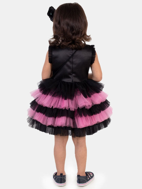 Pre-Order: Floral Black Pink Dress