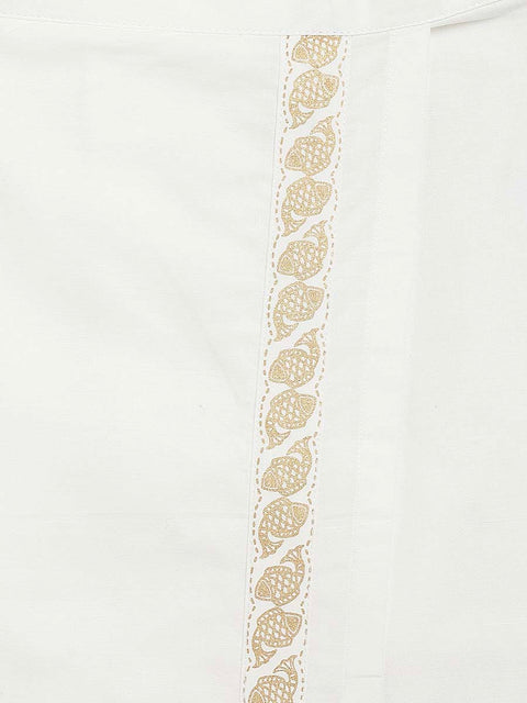 Boys Mundu Dhoti-White