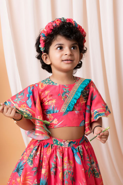 Pre-Order: Peacock Ghagra Set