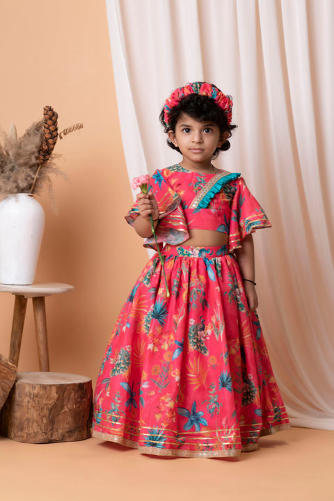 Pre-Order: Peacock Ghagra Set