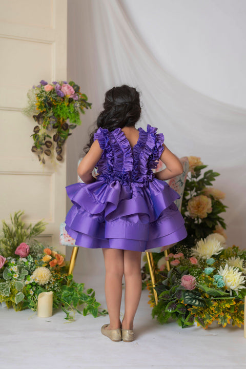Pre-Order: Purple Ruched Dress