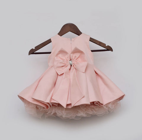 Pre-Order: Pink Satin Frock