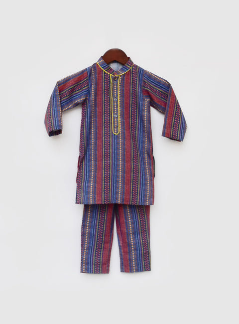 Pre Order: Printed Kurta and Pant