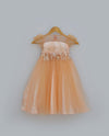 Pre-Order: Peach Embroidery Gown