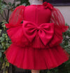 Pre-Order: Red Tulle Knee Length Dress