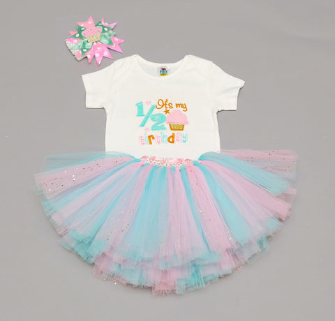 Pre-Order: Half Birthday Pastel Tutu Outfit
